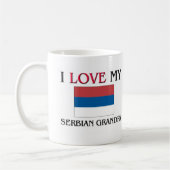Mug J'aime mon grand-papa serbe (Gauche)
