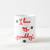 Mug J'aime mon Granddog ! (Centre)