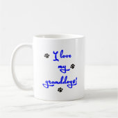 Mug J'aime mon Granddogs ! (Gauche)