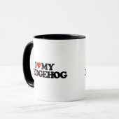 MUG J'AIME MON HÉRISSON (Devant gauche)
