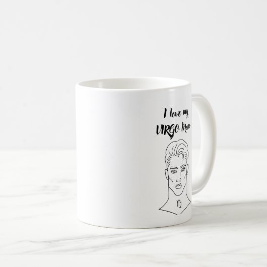 Mug J'Aime Mon Homme Virgo (Devant droit)