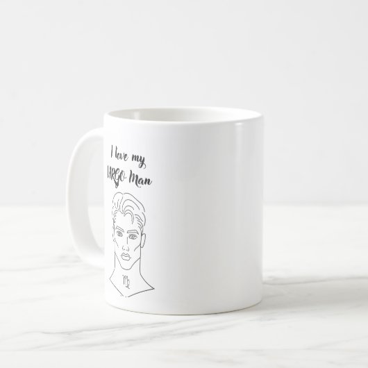 Mug J'Aime Mon Homme Virgo (Devant gauche)