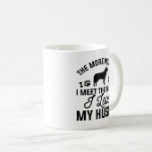 Mug J'Aime Mon Husky (Devant droit)