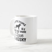 Mug J'Aime Mon Husky (Devant gauche)