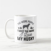 Mug J'Aime Mon Husky (Gauche)