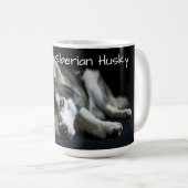 Mug J'aime mon Husky Sibérien (Devant droit)