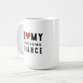 Mug J'aime mon incroyable fiance (Devant gauche)