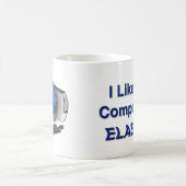 Mug J'aime mon informatique élastique (Centre)