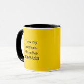 Mug J'aime mon...| Jamaïque | Grenade DRAPEAU DOUBLE | (Devant gauche)