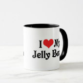Mug J'Aime Mon Jelly Bean (Devant droit)