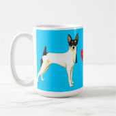 Mug J'aime mon jouet Fox Terrier (Gauche)