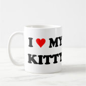 Mug J'Aime Mon Kitty (Gauche)