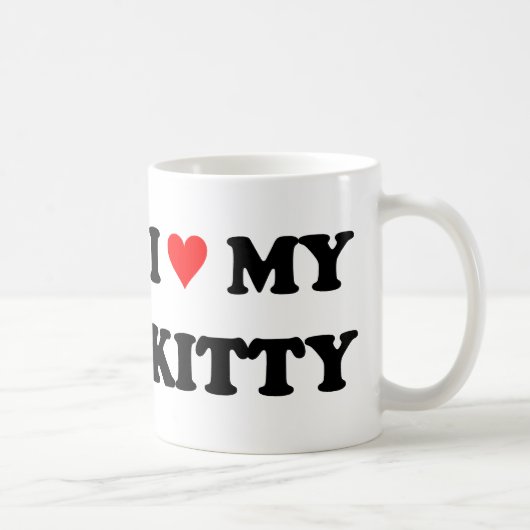 Mug J'Aime Mon Kitty (Droite)