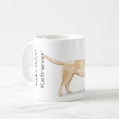 Mug J'aime mon Labrador Retriever (Devant gauche)