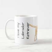 Mug J'aime mon Labrador Retriever (Gauche)