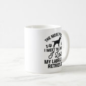 Mug J'aime mon Labrador Retriever (Devant droit)