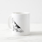 Mug J'aime mon limier….bave et… (Devant gauche)