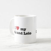 Mug J'aime mon Lola et Lolo (Devant gauche)