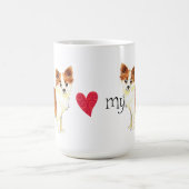 Mug J'aime mon long chiwawa de manteau (Centre)