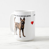 Mug J'Aime Mon Malinois Belge (Devant gauche)