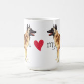 Mug J'aime mon Malinois belge (Centre)
