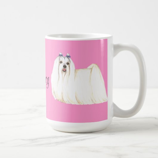 Mug J'aime mon maltais (Droite)