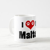 Mug J'Aime Mon Maltais (Devant gauche)