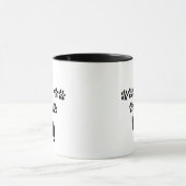Mug J'aime mon Mannois--Texte noir (Centre)