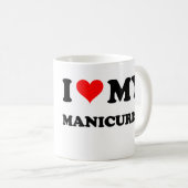 Mug J'aime mon manucure (Devant droit)