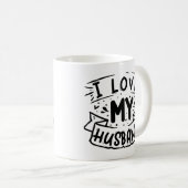 Mug J'aime mon mari (Devant droit)