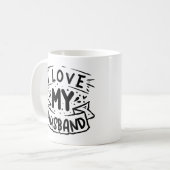 Mug J'aime mon mari (Devant gauche)