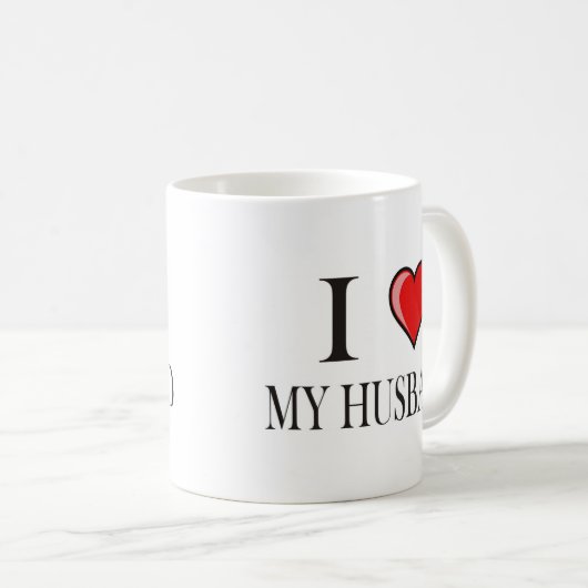 Mug J'aime mon mari (Devant droit)