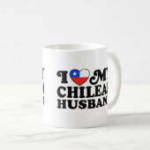 Mug J'aime mon mari chilien (Devant droit)