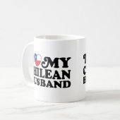 Mug J'aime mon mari chilien (Devant gauche)
