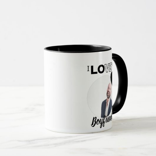 Mug J'aime mon mari garçon ami papa grand-père frère (Devant droit)