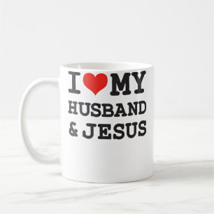 Mug J'aime mon mari Jésus Couple chrétien romantique