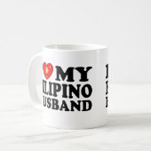 Mug J'Aime Mon Mari Philippin (Devant gauche)