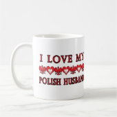 Mug J'aime mon mari polonais (Gauche)