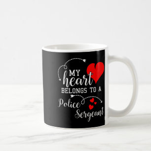 Mug J'aime mon mari sergent de police femme cadeaux Va