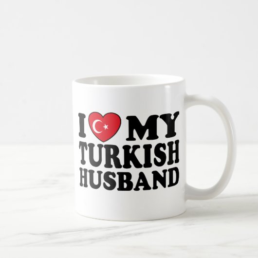 Mug J'Aime Mon Mari Turc (Droite)