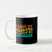 Mug J'aime mon mari un peu plus jeune (Gauche)