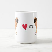 Mug J'aime mon mastiff (Centre)