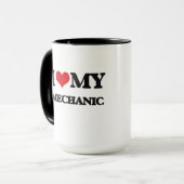 Mug J'aime mon mécanicien (Devant gauche)