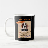 Mug J'Aime Mon Mignonne Saint Bernard Malgré Les Mauva (Gauche)