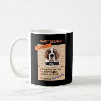 Mug J'Aime Mon Mignonne Saint Bernard Malgré Les Mauva