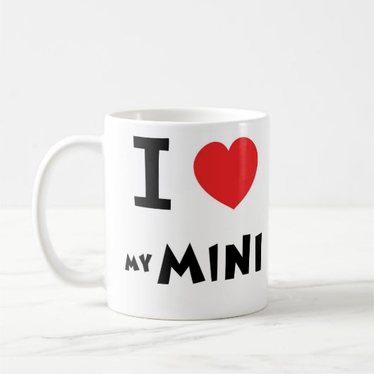 Mug J'aime mon mini (Gauche)