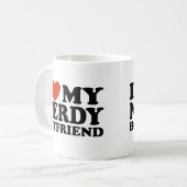 Mug J'Aime Mon Nerdy Boyfriend (Devant gauche)