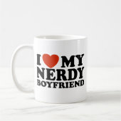 Mug J'Aime Mon Nerdy Boyfriend (Gauche)