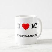 Mug J'aime mon OPHTALMOLOGUE (Devant droit)