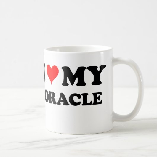 Mug J'aime mon Oracle (Droite)